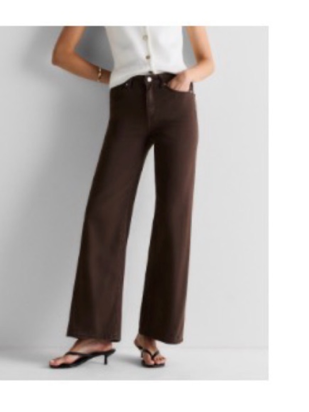 Quince Women's Bella Wide Leg Jeans